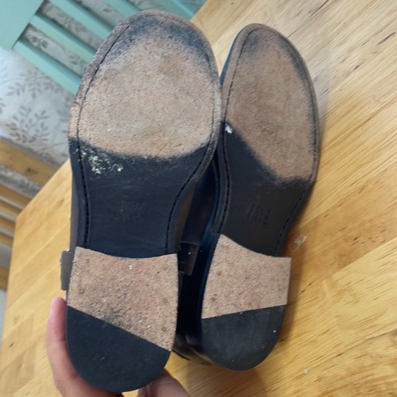 Frye women’s Phillip' Harness Short ankle leather Boots booties brown 6.5 - Picture 7 of 10